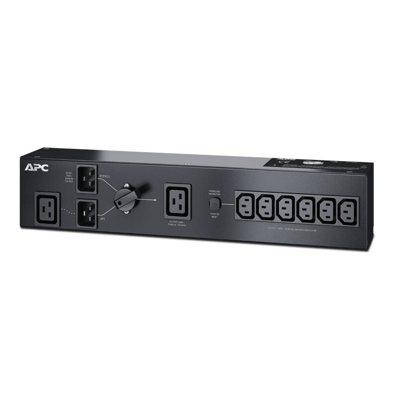 APC Service Bypass PDU 230V 16AMP W/ (6) IEC C13 And (1) C19 immagine principale APC Service Bypass PDU 230V 16AMP W/ (6) IEC C13 And (1) C19