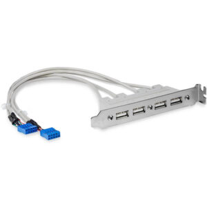 StarTech.com Adattatore piastra slot USB A femmina 4 porte immagine principale StarTech.com Adattatore piastra slot USB A femmina 4 porte