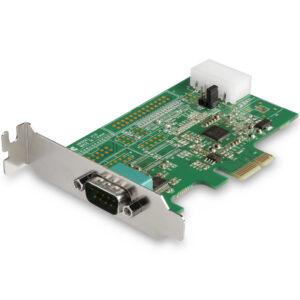 StarTech.com Scheda adattatore seriale PCI Express RS232 a 4 porte - Scheda controller host seriale PCIe RS232 - Scheda da PCIe a seriale DB9 - 16950 UART - Scheda di espansione - Windows/Linux immagine principale StarTech.com Scheda Seriale PCI Express con 1 Porta - Controller PCIe RS232 - 16950 UART - Scheda Seriale di Espansione DB9 a Profilo Basso - Compatibile Windows e Linux