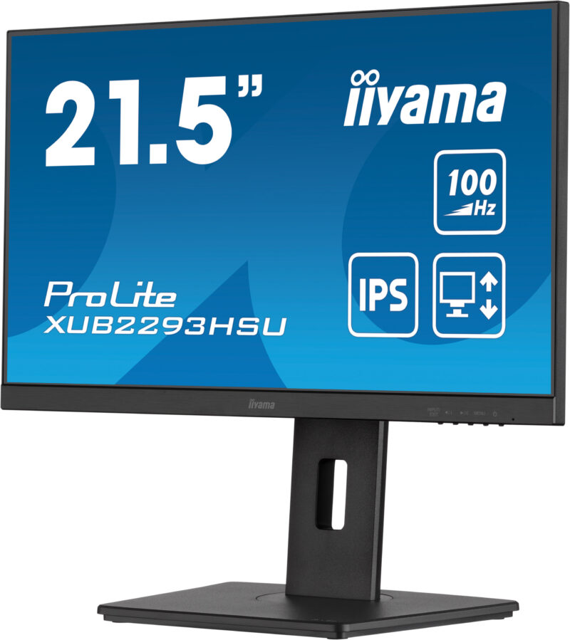 iiyama ProLite XUB2293HSU-B7 Monitor PC 54,6 cm (21.5") 1920 x 1080 Pixel Full HD LED Nero immagine gallery 5 iiyama ProLite XUB2293HSU-B7 Monitor PC 54,6 cm (21.5") 1920 x 1080 Pixel Full HD LED Nero