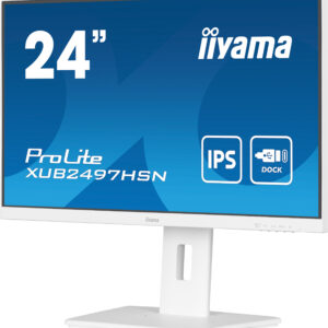iiyama ProLite XUB2497HSN-W2 Monitor PC 60,5 cm (23.8") 1920 x 1080 Pixel Full HD LED Bianco immagine gallery 6 iiyama ProLite XUB2497HSN-W2 Monitor PC 60,5 cm (23.8") 1920 x 1080 Pixel Full HD LED Bianco