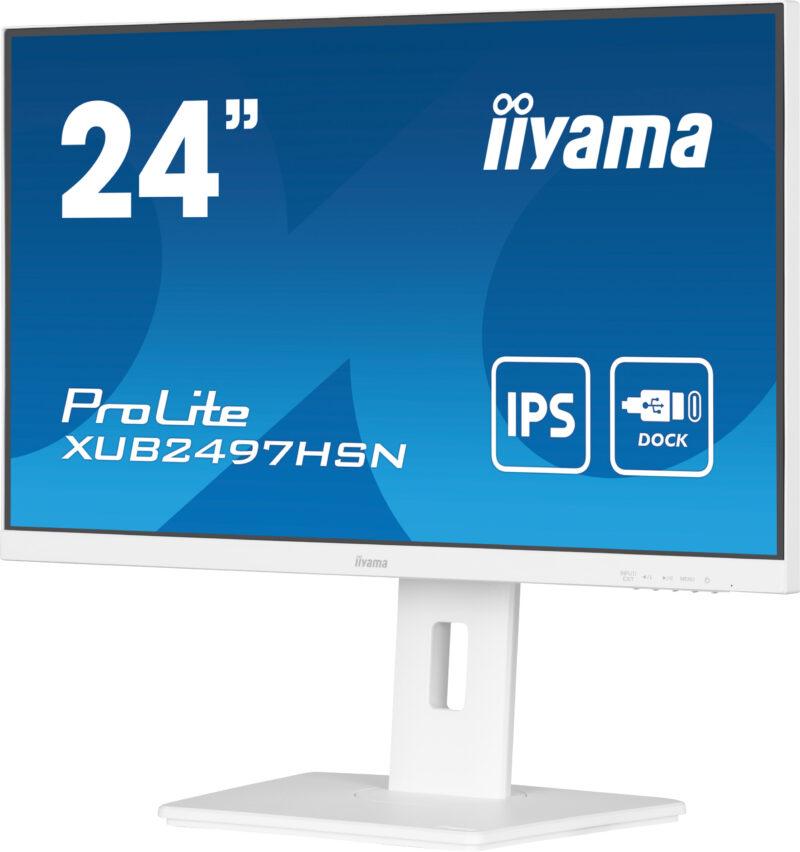 iiyama ProLite XUB2497HSN-W2 Monitor PC 60,5 cm (23.8") 1920 x 1080 Pixel Full HD LED Bianco immagine gallery 6 iiyama ProLite XUB2497HSN-W2 Monitor PC 60,5 cm (23.8") 1920 x 1080 Pixel Full HD LED Bianco