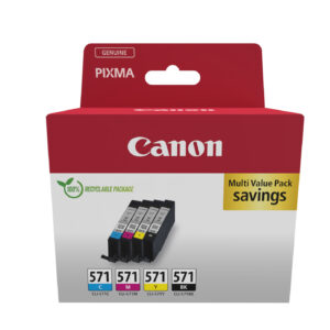 Canon 0386C008 cartuccia d'inchiostro 4 pz Originale Nero, Ciano, Magenta, Giallo