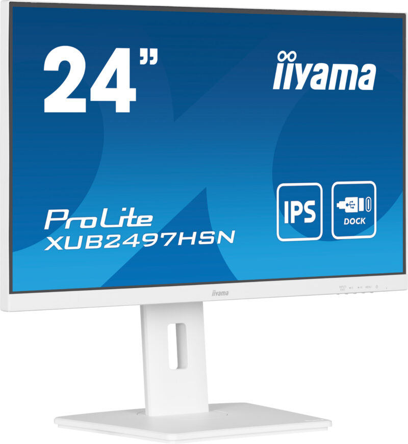iiyama ProLite XUB2497HSN-W2 Monitor PC 60,5 cm (23.8") 1920 x 1080 Pixel Full HD LED Bianco immagine gallery 4 iiyama ProLite XUB2497HSN-W2 Monitor PC 60,5 cm (23.8") 1920 x 1080 Pixel Full HD LED Bianco