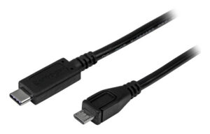 StarTech.com Cavo USB 2.0 USB-C a Micro-B nero da 1m immagine principale StarTech.com Cavo USB 2.0 USB-C a Micro-B nero da 1m