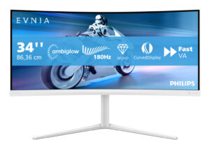 Philips Evnia 5000 34M2C5501A/00 Monitor PC 86,4 cm (34") 3440 x 1440 Pixel Wide Quad HD LCD Bianco immagine principale Philips Evnia 5000 34M2C5501A/00 Monitor PC 86,4 cm (34") 3440 x 1440 Pixel Wide Quad HD LCD Bianco