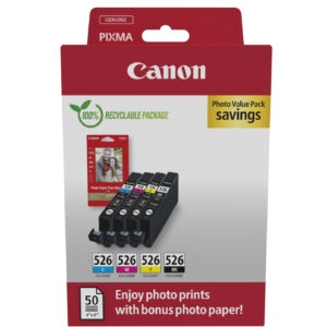 Canon 4540B019 cartuccia d'inchiostro 4 pz Originale Nero, Ciano, Magenta, Giallo