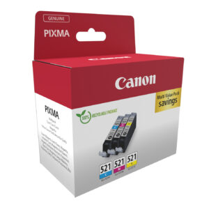 Canon 2934B015 cartuccia d'inchiostro 3 pz Originale Ciano, Magenta, Giallo