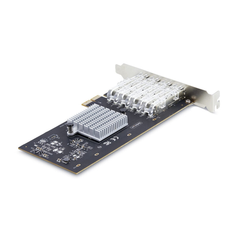 StarTech.com Scheda di rete SFP GbE a 4 porte, PCIe 2.0 x2 (compatibile x4, x8, x16), Controller Intel I350-AM4 4x 1GbE, 1000BASE rame/fibra ottica, NIC Gigabit Ethernet per desktop/server - Windows e Linux immagine gallery 2 StarTech.com Scheda di rete SFP GbE a 4 porte, PCIe 2.0 x2 (compatibile x4, x8, x16), Controller Intel I350-AM4 4x 1GbE, 1000BASE rame/fibra ottica, NIC Gigabit Ethernet per desktop/server - Windows e Linux