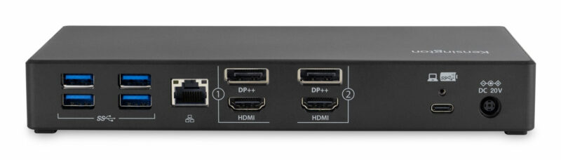 Kensington Docking station doppio 4K USB-C e USB-A SD4781P EQ
