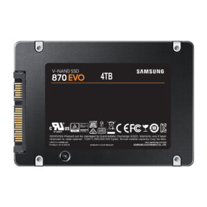 Samsung 870 EVO 4 TB 2.5" Serial ATA III V-NAND immagine principale Samsung 870 EVO 4 TB 2.5" Serial ATA III V-NAND