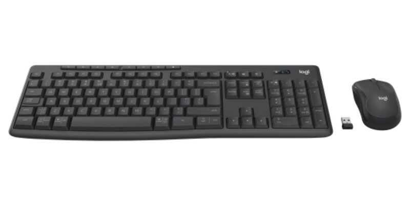Logitech 920-012077 tastiera Mouse incluso Ufficio Bluetooth QWERTY US International Grafite