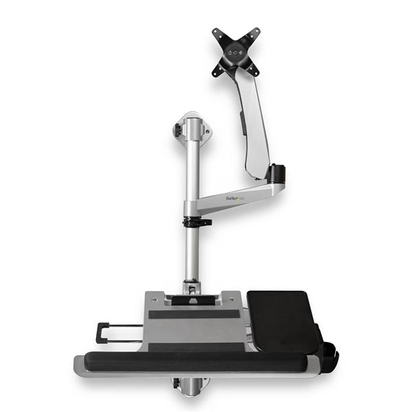 StarTech.com Postazione di lavoro con montaggio a parete - Scrivania articolata con braccio ergonomico per monitor regolabile in altezza e vassoio imbottito per tastiera - Display VESA da 34" - Supporto a muro pieghevole immagine principale StarTech.com Postazione di lavoro con montaggio a parete - Scrivania articolata con braccio ergonomico per monitor regolabile in altezza e vassoio imbottito per tastiera - Display VESA da 34" - Supporto a muro pieghevole