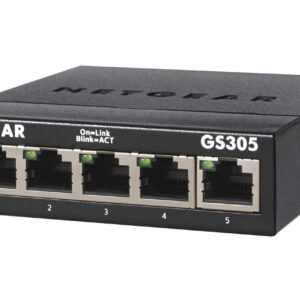 NETGEAR GS305 Non gestito L2 Gigabit Ethernet (10/100/1000) Nero