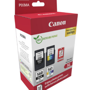 Canon 3712C008 cartuccia d'inchiostro 2 pz Originale Resa elevata (XL) Nero, Ciano, Magenta, Giallo