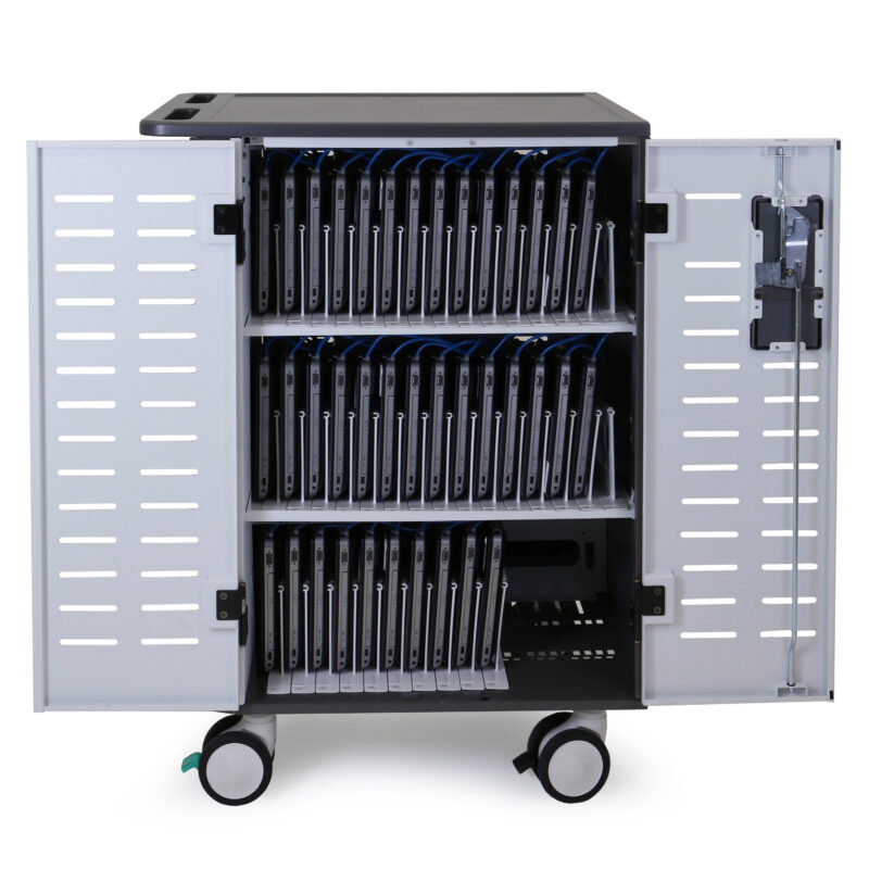 Ergotron Zip40 Carrello per la gestione dei dispositivi portatili Nero, Grigio