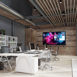 Avocor AVH-7520 lavagna interattiva 190,5 cm (75") 3840 x 2160 Pixel Touch screen Acciaio spazzolato