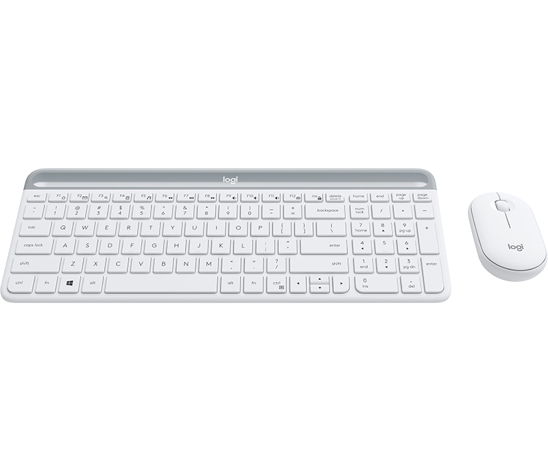 Logitech 920-009189 tastiera Mouse incluso Universale RF Wireless QWERTZ Tedesco Bianco immagine gallery 5 Logitech 920-009205 tastiera Mouse incluso Universale RF Wireless QWERTY US International Bianco