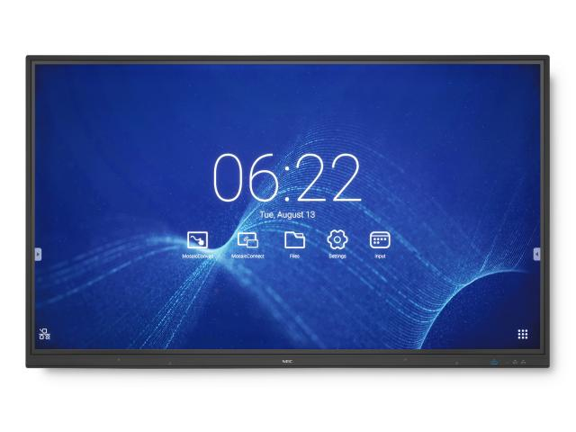 NEC MultiSync CB861Q Pannello piatto per segnaletica digitale 2,18 m (86") IPS 350 cd/m² 4K Ultra HD Nero Touch screen 12/7 immagine principale NEC MultiSync CB861Q Pannello piatto per segnaletica digitale 2,18 m (86") IPS 350 cd/m² 4K Ultra HD Nero Touch screen 12/7