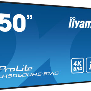 iiyama LH5060UHS-B1AG visualizzatore di messaggi Pannello A digitale 125,7 cm (49.5") LED Wi-Fi 500 cd/m² 4K Ultra HD Nero Processore integrato Android 11 24/7 immagine gallery 4 iiyama LH5060UHS-B1AG visualizzatore di messaggi Pannello A digitale 125,7 cm (49.5") LED Wi-Fi 500 cd/m² 4K Ultra HD Nero Processore integrato Android 11 24/7