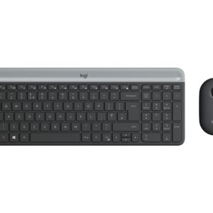 Logitech 920-009198 tastiera Mouse incluso Universale RF Wireless QWERTY Spagnolo Grafite