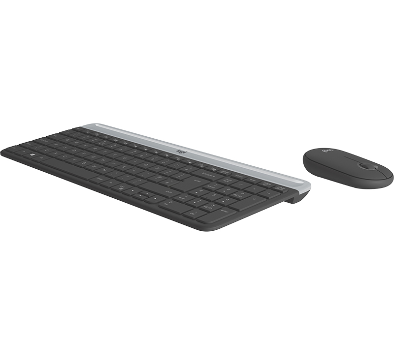 Logitech 920-009198 tastiera Mouse incluso Universale RF Wireless QWERTY Spagnolo Grafite