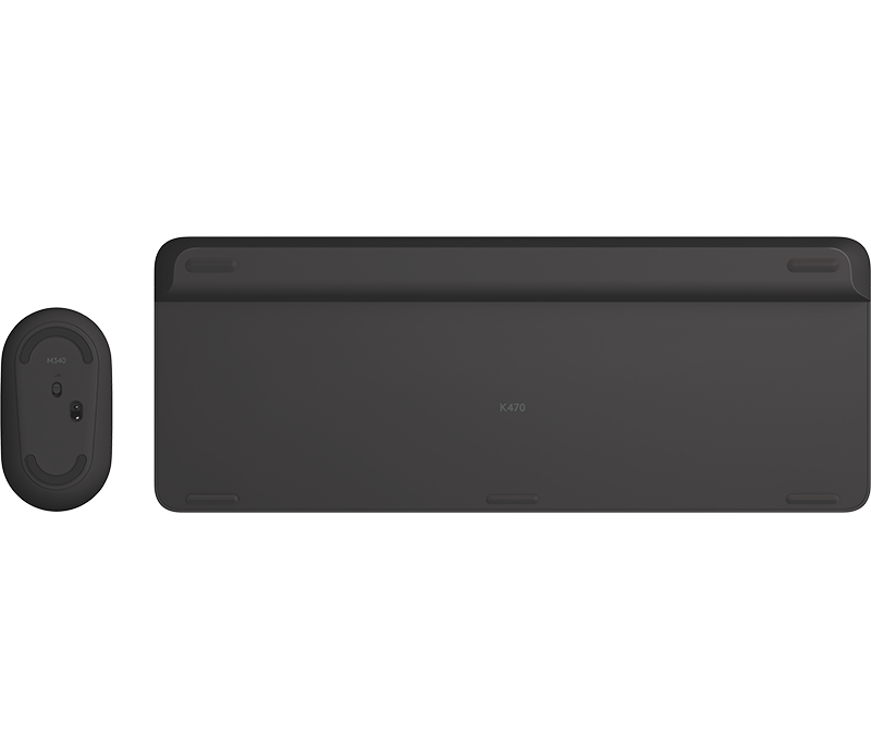 Logitech 920-009198 tastiera Mouse incluso Universale RF Wireless QWERTY Spagnolo Grafite