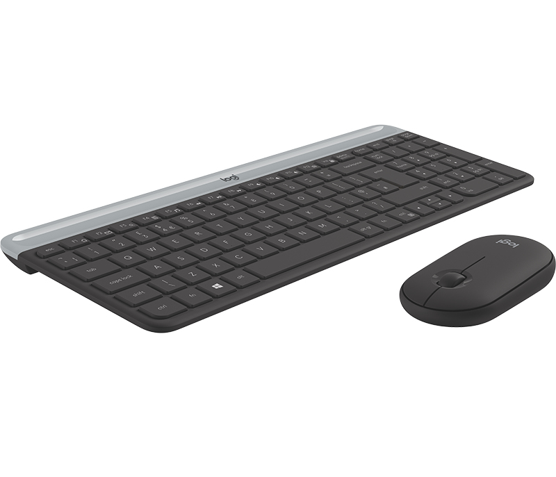Logitech 920-009198 tastiera Mouse incluso Universale RF Wireless QWERTY Spagnolo Grafite