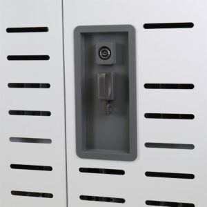 Ergotron DM40-2009-2 portable device management cart& cabinet Libera installazione Argento