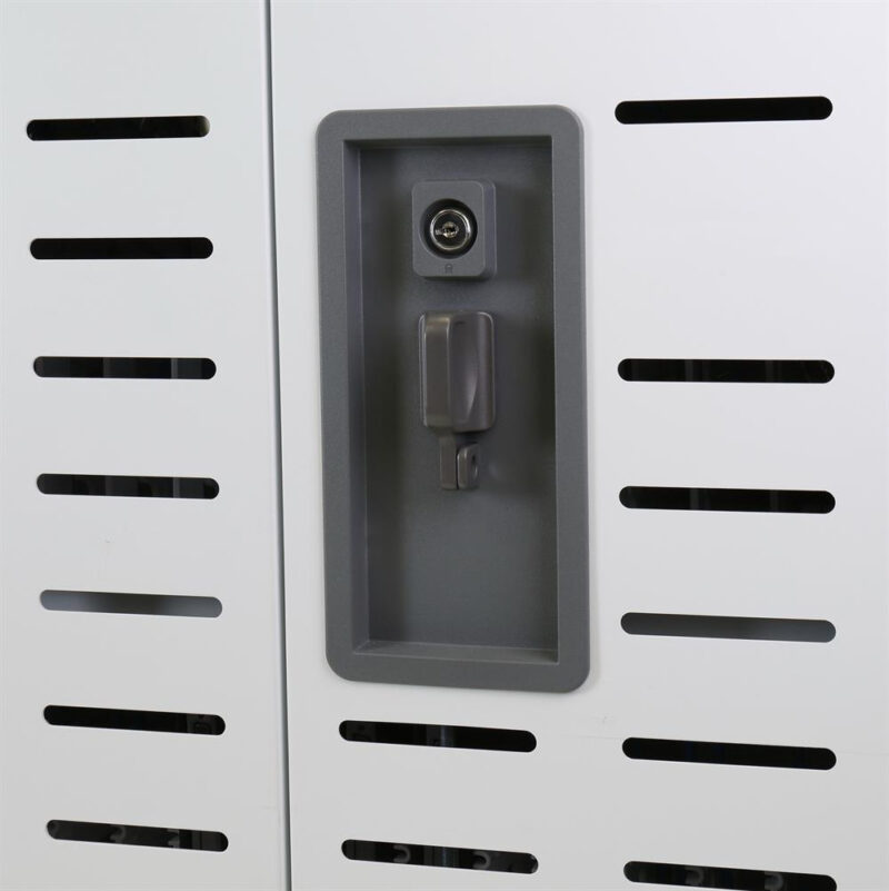 Ergotron DM40-2009-2 portable device management cart& cabinet Libera installazione Argento