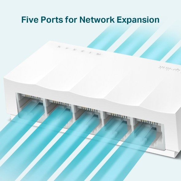 TP-Link LS1005 switch di rete Non gestito Fast Ethernet (10/100) Bianco