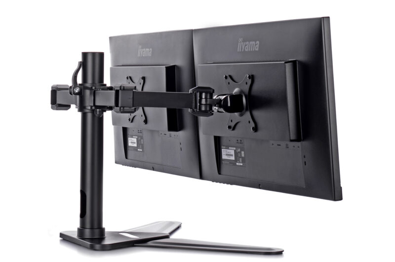 iiyama DS1002D-B1 Supporti a parete per TV 76,2 cm (30") Scrivania Nero