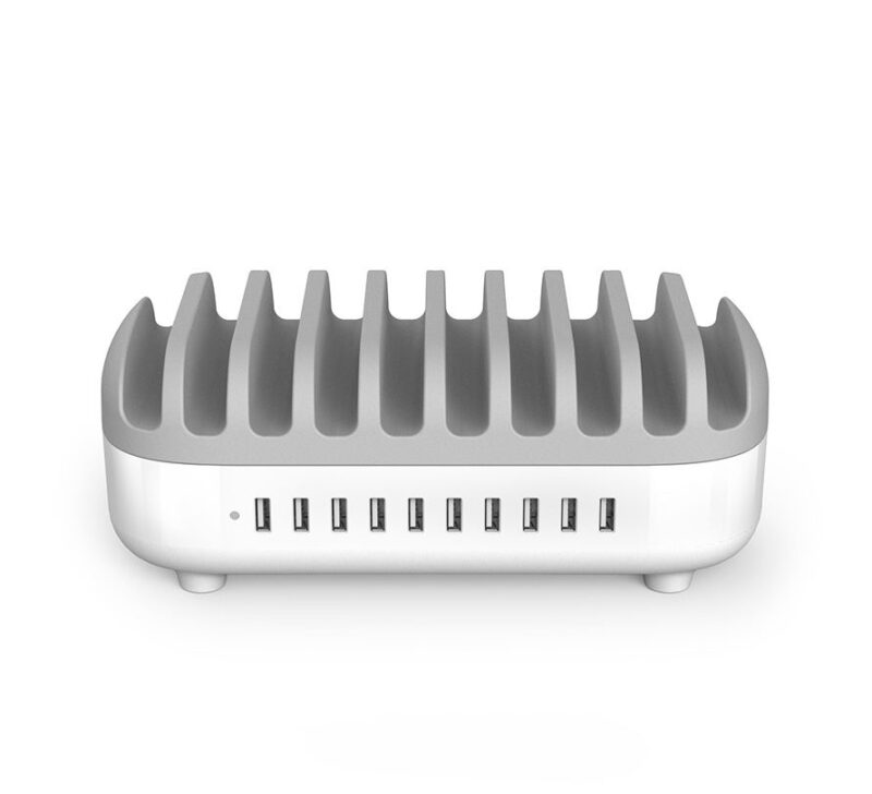 Compulocks 10PUSBDKS-UK organizzatore per stazioni di carica Libera installazione Grigio, Bianco