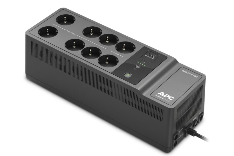 APC Back-UPS 650VA 230V 1 USB charging port - (Offline-) USV gruppo di continuità (UPS) Standby (Offline) 0,65 kVA 400 W 8 presa(e) AC immagine principale APC Back-UPS 650VA 230V 1 USB charging port - (Offline-) USV gruppo di continuità (UPS) Standby (Offline) 0,65 kVA 400 W 8 presa(e) AC