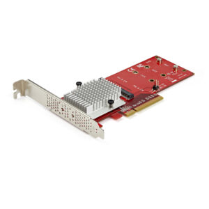 StarTech.com Adattatore X8 per due unità SSD PCIe M.2 - PCIe 3.0 immagine principale StarTech.com Adattatore X8 per due unità SSD PCIe M.2 - PCIe 3.0