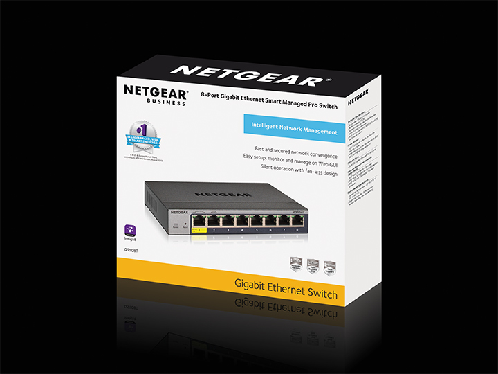 NETGEAR GS108Tv3 Gestito L2 Gigabit Ethernet (10/100/1000) Grigio