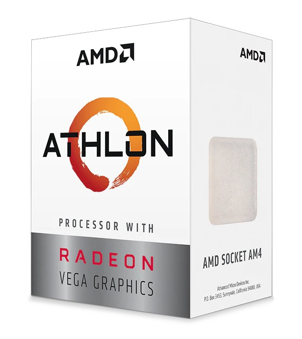 AMD Athlon 3000G processore 3,5 GHz 4 MB L3 Vassoio