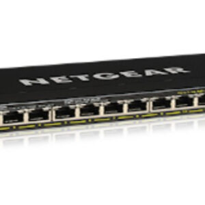 NETGEAR GS316EP-100PES switch di rete Gestito Gigabit Ethernet (10/100/1000) Supporto Power over Ethernet (PoE) Nero