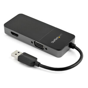 StarTech.com Adattatore USB 3.0 a HDMI e VGA - Convertitore adattatore multiporta 4K/1080p USB Type-A per doppio monitor - Scheda video grafica esterna - USB Dongle per 2 display immagine principale StarTech.com Adattatore USB 3.0 a HDMI e VGA - Convertitore adattatore multiporta 4K/1080p USB Type-A per doppio monitor - Scheda video grafica esterna - USB Dongle per 2 display