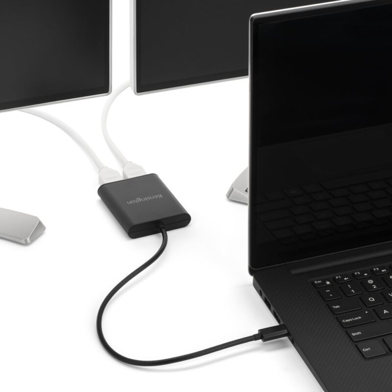 Kensington Adattatore video da USB-C a DisplayPort 1.2 doppio immagine gallery 4 Kensington Adattatore video da USB-C a DisplayPort 1.2 doppio