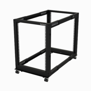 StarTech.com Server Rack a 4 Montanti 15U Open Frame, Armadio Rack di Rete 19" con Ruote, piedini di livellamento/montaggio a pavimento, Quadro Rack Scorrevole/profondità regolabile per apparecchiature AV/Dati/IT immagine principale StarTech.com Server Rack a 4 Montanti 15U Open Frame, Armadio Rack di Rete 19" con Ruote, piedini di livellamento/montaggio a pavimento, Quadro Rack Scorrevole/profondità regolabile per apparecchiature AV/Dati/IT