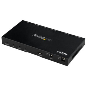 StarTech.com Sdoppiatore Splitter HDMI a 2 porte - 4K 60Hz con scaler video incorporato immagine principale StarTech.com Scheda Seriale PCI Express con 2 Porte - Controller PCIe RS232 - 16950 UART - Scheda Seriale di Espansione DB9 a Profilo Basso - Compatibile Windows e Linux