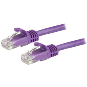 StarTech.com Cavo patch CAT6 1,5 m - Filo di rame al 100% - Connettore antistrappo - Viola immagine principale StarTech.com Cavo patch CAT6 1,5 m - Filo di rame al 100% - Connettore antistrappo - Viola