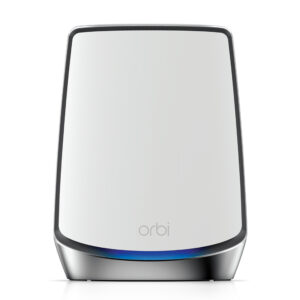 NETGEAR Orbi RBS850 AX6000 WiFi 6 Mesh Sattelite Banda tripla (2.4 GHz/5 GHz/5 GHz) Wi-Fi 6 (802.11ax) Grigio, Bianco 4 Interno