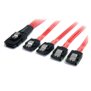 StarTech.com Cavo SAS Serial Attached SCSI 1 m - SFF-8087 a 4 Latching SATA immagine principale StarTech.com Cavo SAS Serial Attached SCSI 1 m - SFF-8087 a 4 Latching SATA