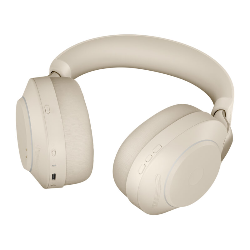 Jabra Evolve2 85 Auricolare Con cavo e senza cavo A Padiglione Ufficio USB tipo-C Bluetooth Beige immagine principale Jabra Evolve2 85 Auricolare Con cavo e senza cavo A Padiglione Ufficio USB tipo A Bluetooth Beige