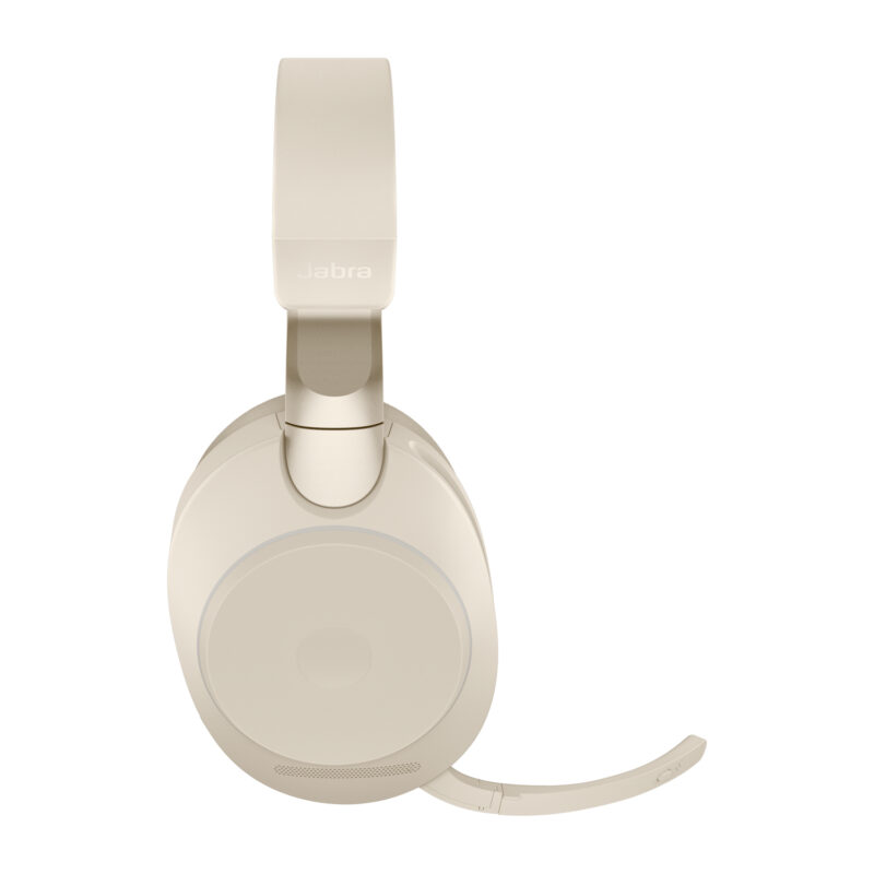 Jabra Evolve2 85 Auricolare Con cavo e senza cavo A Padiglione Ufficio USB tipo-C Bluetooth Beige immagine gallery 3 Jabra Evolve2 85 Auricolare Con cavo e senza cavo A Padiglione Ufficio USB tipo A Bluetooth Beige