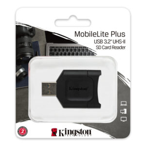 Kingston Technology MobileLite Plus lettore di schede USB 3.2 Gen 1 (3.1 Gen 1) Type-A Nero