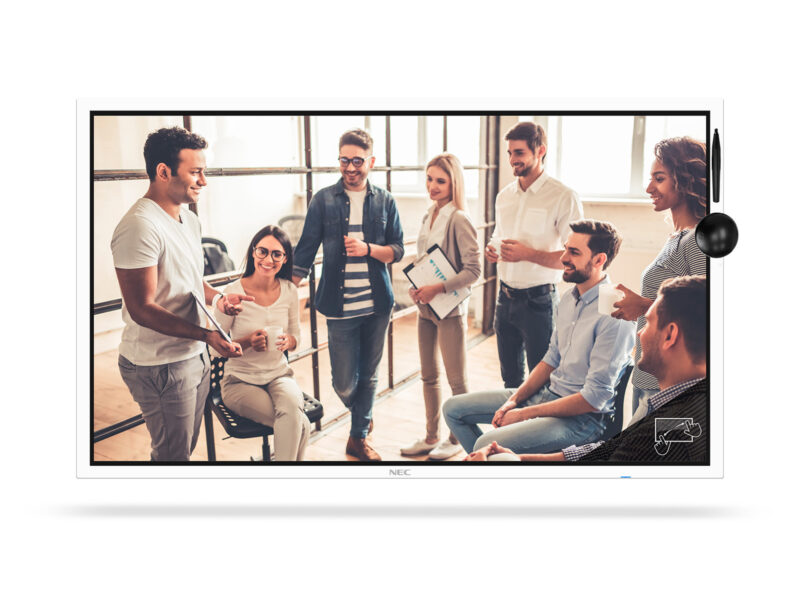 NEC MultiSync C861Q SST Pannello piatto per segnaletica digitale 2,18 m (86") LCD 350 cd/m² 4K Ultra HD Nero Touch screen 24/7
