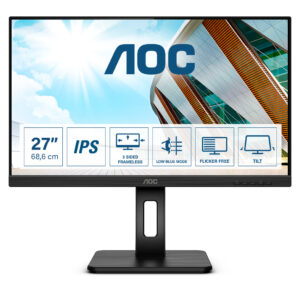 AOC P2 27P2Q LED display 68,6 cm (27") 1920 x 1080 Pixel Full HD Nero immagine principale AOC G4 C32G4Z Monitor PC 80 cm (31.5") 1920 x 1080 Pixel Nero, Rosso